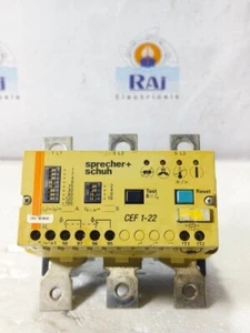 SPRECHER+SCHUH CEF 1-22 160-400A 230V MOTOR PROTECTION RELAY (SIDE BODY DEFECT) - Picture 1 of 11