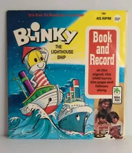 Peter Pan Record: Bliny The Lighthouse Ship Book & Record 45rpm 50s - Foto 1 di 6