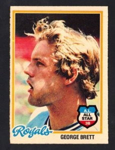 1978 OPC GEORGE BRETT #215 ROYALS EX+ (REF 5579)