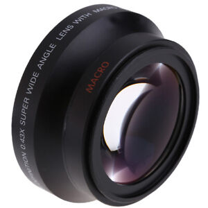 67mm 0.43X Wide Angle & Macro Close Up Lens for Nikon Canon Pentax DSLR F3G4