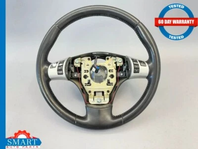 Volante Saturn Sky Pontiac Solstice preto 06-09 OEM couro bom - Imagem 1 de 4