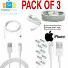 3x USB iPhone Charger Fast For Apple Cable Lead 5 6 7 8 X XS XR 11 12 Pro Max