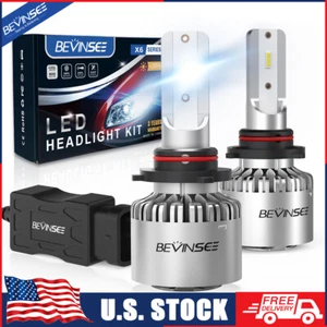 9005 LED Headlight Bulbs Bright For Suzuki GSXR600 GSXR750 2008-2009 High Beam - Picture 1 of 11
