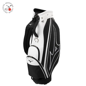 Mizuno Golf NX.6 Cart Bag 5-way 9 x 47in 2.6kg Black / White 2024 Lightweight - Picture 1 of 9