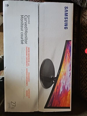 Samsung 27" Ultra-Slim LED Curved Monitor HDMI (LC27F390FHN) ™ - Image 1 of 4