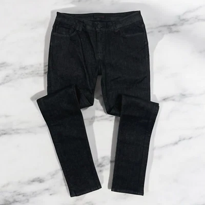 Jeans The Comune tiro bajo talla 29 cintura Aria negro denim ajustados Foto 1 de 4