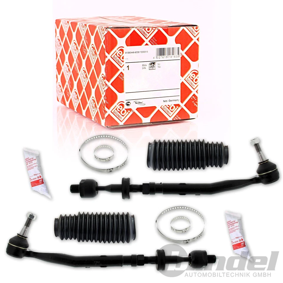 2x FEBI SPURSTANGE VORDERACHSE LINKS + RECHTS passend für BMW 5ER E39 TOURING - Bild 1 von 1