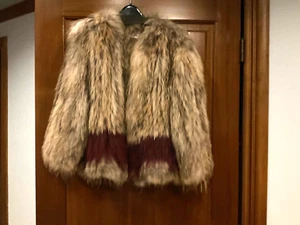 Zadig & Voltaire Louca Deluxe Raccoon Fur Jacket XS - Picture 1 of 4