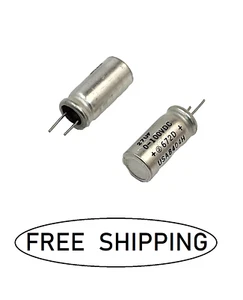 (2x) 27uF - 100VDC +/- 10% Aluminium Extralytische Radial Blei Sprague Kondensatoren - Bild 1 von 2