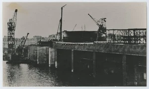 REPRO Foto U-Boot Bunker im Hafen SAINT-NAZAIRE Frankreich - Bild 1 von 1