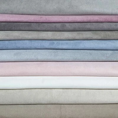 Jacke Möbelstoff Microvelour Stoff Elastisch Wildleder Imitat Microfaser Suede - Bild 1 von 4