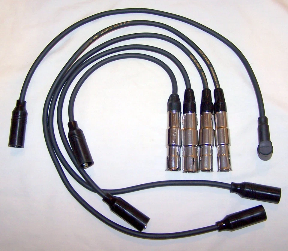 Juego de cables de bujía supresor conductor de cobre Golf 2,0 L 93-98 7 mm C4-39536 Foto 1 de 1