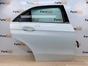 2016 Mercedes W212 E350 Rear Right Side Door Shell White OEM - Picture 1 of 13