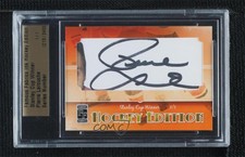 2010 Famous Fabrics Ink Hockey Edition 1/1 Pierre Larouche #1213 Auto
