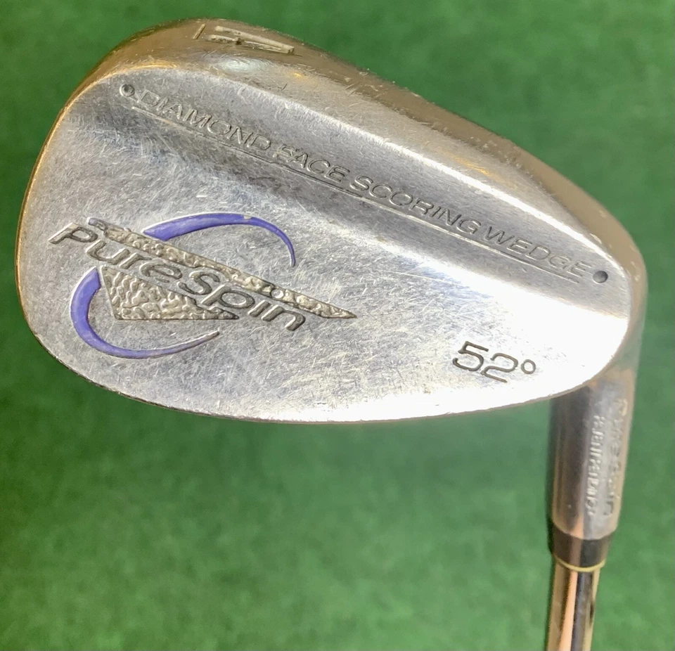 Pure Spin Golf Diamond Face Scoring Wedge 52 Degree Approach Wedge AW RH - Image 1 of 4