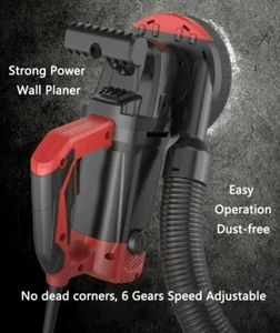 3980W Dust-free Rough Planer Wall Scraping Tool Concrete Cement Wall Polisher - Picture 1 of 17