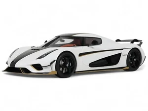 2023 KOENIGSEGG REGERA WHITE 1/18 MODEL CAR BY GT SPIRIT GT913 - Picture 1 of 6