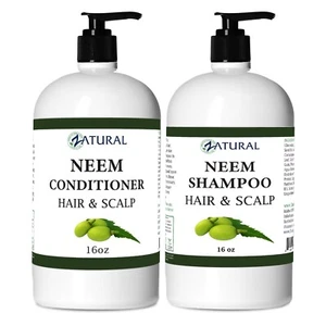 Neem Scalp Conditioner (16oz Shampoo & Conditioner) - Picture 1 of 8