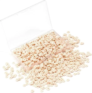 1000Pcs Heishi Beads Polymer Clay Beads for Jewelry Making Bracelets Necklace 6M - Picture 1 of 7
