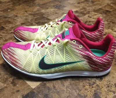 Nike Women's Jana Star Waffle Pink Yellow Track Field Cleats SZ 10 Sneakers  - Изображение 1 из 4