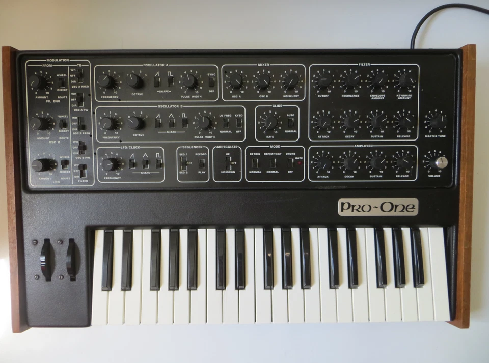 Sequential Circuits Pro-One Synthesizer - J Wire Keyboard - Restored - Fantastic - Image 1 of 4