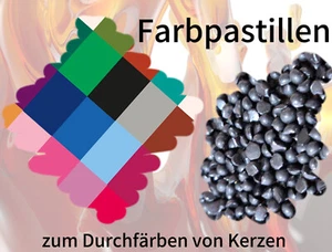 10 Gr. Wachsfarbe Farbpastillen Farbwachs färben von Kerzen f.Paraffin/Stearin - Bild 1 von 24