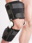 Rom Knee support Ortho Black Neoprene  Rom brace OP With hinged pin Rom