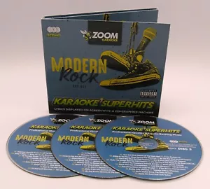 Zoom Karaoke CD+G - Superéxitos de Modern Rock - 3 Discos CD+G - 59 Pistas - Imagen 1 de 9