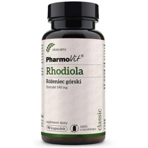 PharmoVit Rhodiola (Rhodiola rosea) 140 mg, 90 Kapseln - Bild 1 von 4