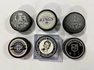 Los Angeles Kings Commemorative Hockey Pucks (6) - Picture 1 of 1
