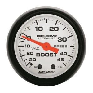 AutoMeter For 5708 Phantom 52mm Mechanical Vacuum/Boost Gauge - Picture 1 of 1