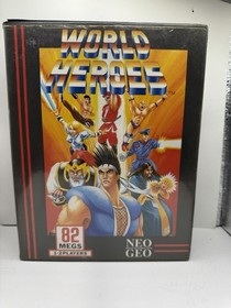 World Heroes (Neo Geo AES, 1992) U.S. CIB Tested SNK NGH-009 Classic Fighter