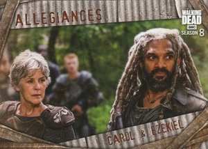 Topps Walking Dead Temporada 8 Parte 1 Lealtades Inserto A-4 Carol & Ezequiel - Imagen 1 de 1