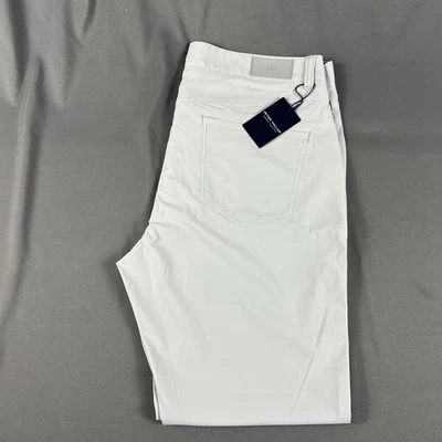 Peter Millar Golf Pants Crown Crafted Bingham 35 x 30 British Gray NWT MSRP $185 - Image 1 of 4