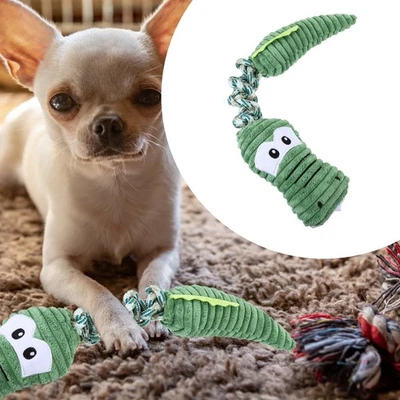  Teething Dog Toys for Puppies Cotton Rope Bite Grinding Chew Pet - Image 1 of 4