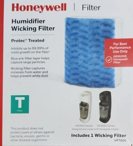 Filtro traspirante umidificatore ORIGINALE Honeywell HFT600 - bianco per HEV620 e HEV615 - Foto 1 di 2