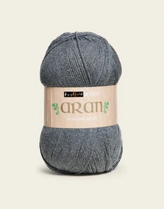 3x Hayfield BONUS ARAN WITH WOOL 20% - Knitting Wool Yarn 400g - 51 Forge - Picture 1 of 2