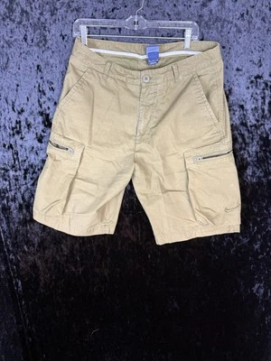 Nike Club Sportswear Woven Cargo Shorts Mens 32 M Green Zip Pockets Casual - Image 1 of 4