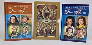 Illustrierte Leben der Heiligen Band 1 & 2 Katholische Bibel Hardcover Box Set - Bild 1 von 22