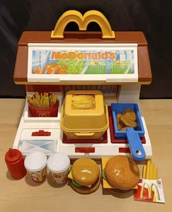 Vintage Fisher Price McDonald's Cooking Center With Accessories Plus Extras - Picture 1 of 24