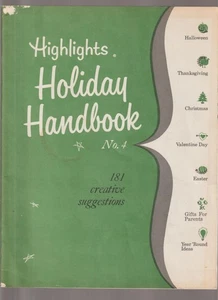 Highlights Holiday Handbook No. 4 Vintage Children's Magazines Halloween 1965 - Picture 1 of 6