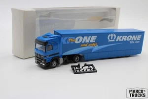 AWM MB Actros MP1 LH 1843 semi-trailer truck "Krone Safe Liner" 1:87 /AW2926 - Picture 1 of 1