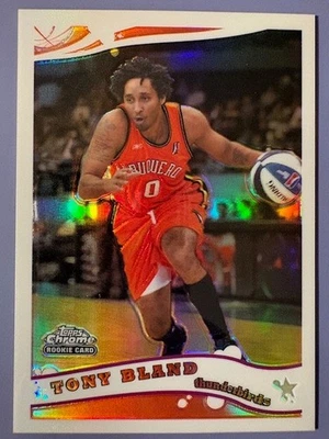 2005-06 Tony Bland Topps Chrome Rookie Refractor - 115/999 - Image 1 of 2