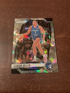 2024 Panini WNBA Minnesota Lynx Player Diamond Miller Cracked Iced Prizm Card - Picture 1 of 6
