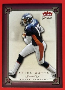 2004 Fleer Greats of the Game #89 Darius Watts grün/rot #/99 - Bild 1 von 2