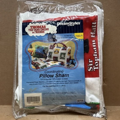 De colección Thomas the Train Pillow Sham 1992, nuevo stock antiguo, funda de almohada, funda Foto 1 de 4