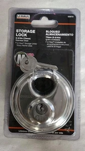 U-Haul Max Security Storage Lock 2-3/4" Stainless Steel 02870 Padlock 5 Pin New - Picture 1 of 6