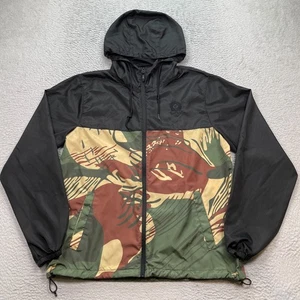 Zero Foxtrot Windbreaker Jacket Men's Size Medium Camo Hooded Hunting Outdoors - Picture 1 of 6