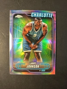 2025 Topps cromo refractor #98 Larry Johnson Charlotte Hornets - Imagen 1 de 4