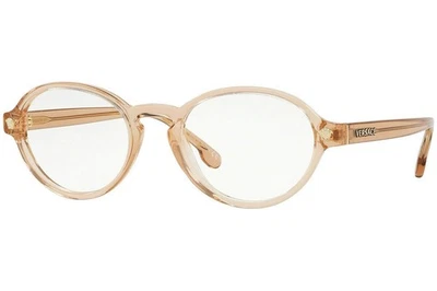 Очки VERSACE VE3259 5215 52 мм прозрачные коричневые / демонстрационные линзы - Изображение 1 из 4